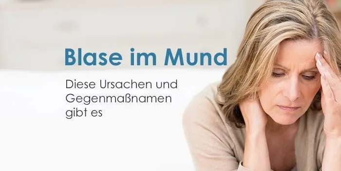 blase im mund