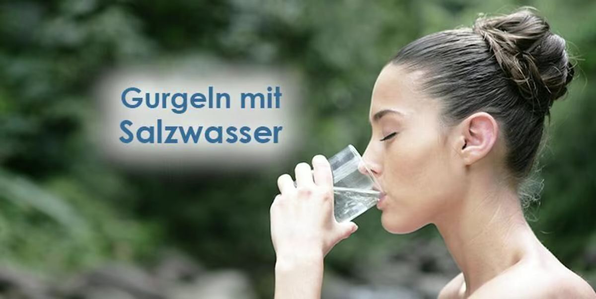 salzwasser gurgeln