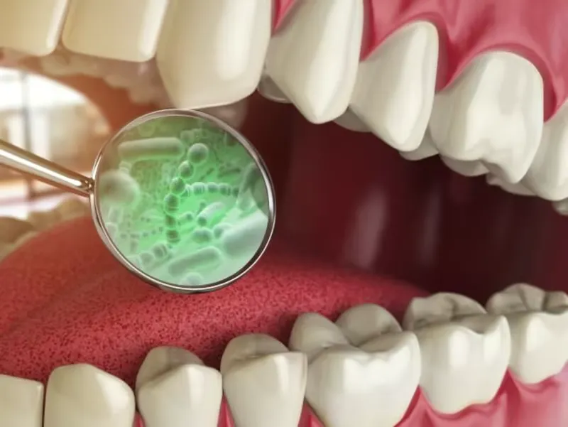 UV Desinfektion Keime im Mund